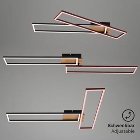 Brilo - LED Dimmelhető felületre szerelhető csillár FRAME 2xLED/20W/230V 2700-5000 + távirányító