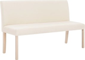 vidaXL krémszínű poliészter pad 139,5 cm