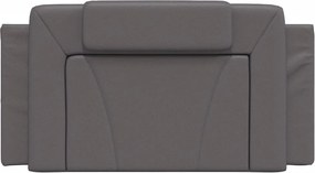 szürke műbőr fejtámla párna Viana 100 cm