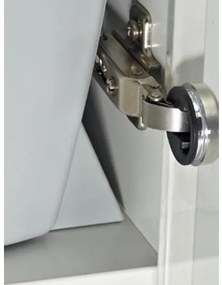 Hulladékgyűjtő Elletipi CITY BOX, szürke – 2 rekeszes, 1 fedéllel, fix tetővel, 2*18L