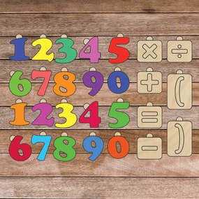 Montessori fa érzékszervi segédeszköz - Matematika | SENTOP H017 Nyár