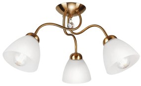 Felületre szerelhető csillár MIRANDA 3xE27/60W/230V arany