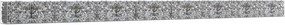 vidaXL horganyzott acél gabion fal fedéllel 900 x 50 x 50 cm