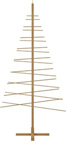 Fából készült Karácsonyfa állvánnyal Barna 210 cm bambusz