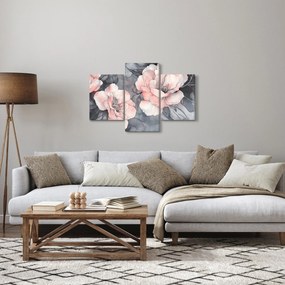 Kép - Virágok vázlata (90x60 cm)