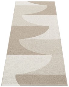 Bézs kültéri-beltéri futószőnyeg 70x180 cm Hill Dark Linen – Pappelina