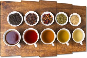 Vászonkép 150x95 Színes tea infúziók