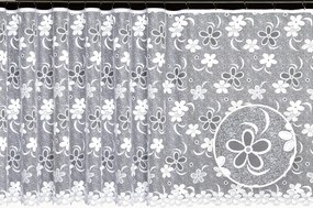 Mg Függöny jacquard 2859 Fehér 240X140 K szalaggal
