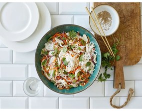 Zöld-fekete kőedény tál ø 30 cm Gastro Green/Black – Bitz