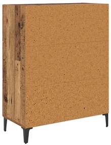 Széf fiókkal Régi fa 69.5 x 34 x 90 cm Faanyag