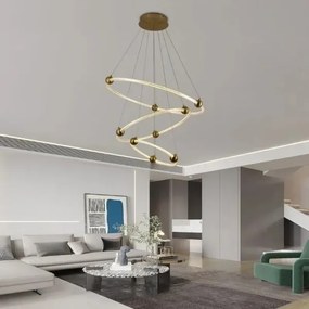 LED állítható fényerejű csillár kábellel LED/45W/230V 3000-6500K + DO