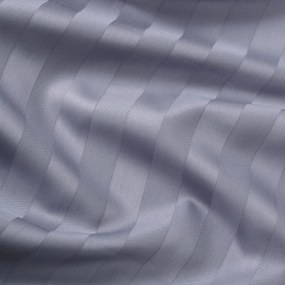 Goldea ovális ünnepi damaszt terítő - sötétszürke csíkos 120 x 160 cm