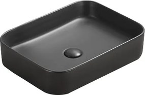 Mexen Vena 50 x 37 cm-es, fekete matt, pultba süllyesztett mosdó - 22195085