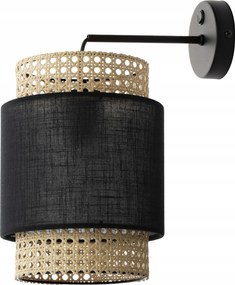 Lana fali lámpa fekete-barna AD-LD-6236BE27T Orno