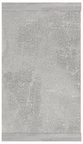 4 db betonszürke szerelt fa fali kockapolc 80 x 15 x 26,5 cm