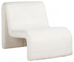 HERONIC exkluzív fotel - fehér/barna/mályva