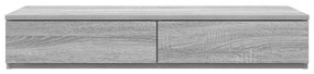 Ágy Fiókok Szürke Sonoma 90x36,5x16,5 cm Mérnöki Fa