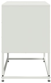 fehér acél TV-szekrény 68,5x39x60,5 cm