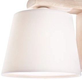 Fali lámpa 1xE27/60W/230V tölgy mintával