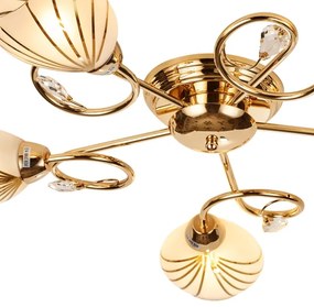 Brilagi - Felületre szerelhető csillár MEGAPOLIS 5xE14/60W/230V arany