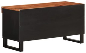 tömör akácfa TV-szekrény 85 x 33 x 43,5 cm