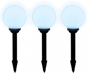 6 db kültéri gyalogjáró LED-lámpa cölöppel 20 cm