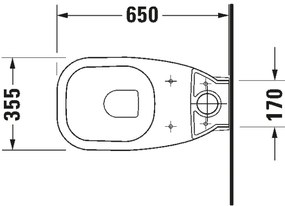 Duravit 21180900002 - Kompakt WC D-CODE kerámia/fényes fehér