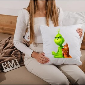 EMI Grinch és Max karácsonyi díszpárna 40x40 cm