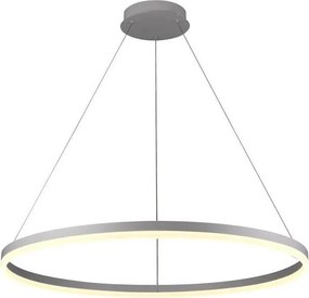 Brilagi -LED Fényerőszabályozható kábelre függesztett csillár CIRCLE LED/55W/230V 3000-6500K ezüst + távirányító