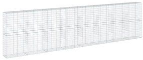 horganyzott vas gabion kosár fedéllel 800 x 50 x 200 cm