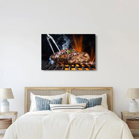 Egy sült steak képe (90x60 cm)
