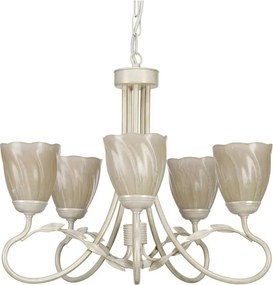 Elstead Lighting OLIVIA OV5-IVORY-GOLD Csillár 5x60W/E14