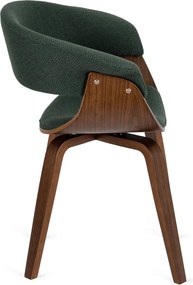 Szék zöld/dió színben. GARY 2