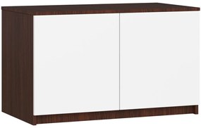 Kiegészítő felsőszekrény S90 gardróbszekrényhez - Akord Furniture - wenge - fehér