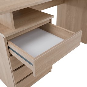 Pc asztal, szonoma tölgy, HANY NEW