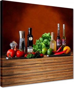 Vászonkép 30x30 Fűszerek a konyhába