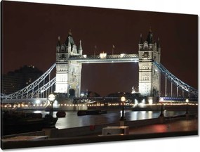 Festmények 120x80 Tower Bridge éjszaka