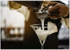 Poszterek 100x70 A csapos kinyitja a palackot