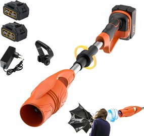 Akkumulátoros Kerti lombfúvó 4,5 m³/min 21V 2X Aku