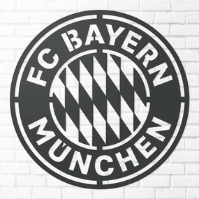 Fából készült logó - FC Bayern München