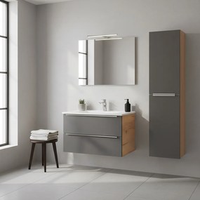 Vario Trim 35 függesztett oldal szekrény tölgy-antracit