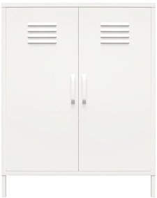 Fehér fém szekrény 40x102x80 cm Mission District – Støraa