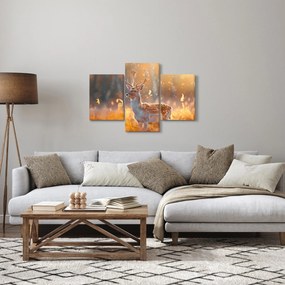 Kép - Szarvas a mezőn (90x60 cm)