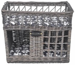 Szögletes macsa ház/ macska ágy párnával