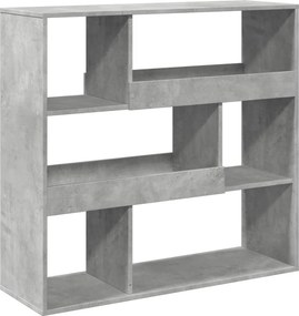 vidaXL betonszürke térelválasztó könyvszekrény 100 x 33 x 94,5 cm