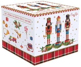 Porcelán diótörő eszpresszó csésze Vintage Nutcracker 2 db