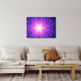 Absztrakt kép (üvegen) (70x50 cm)
