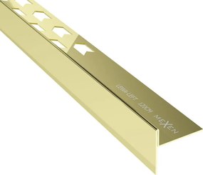 Mexen Line-B padlószegély 120 cm bal, arany - 185001120L