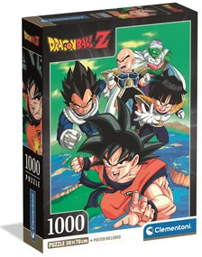 Dragon Ball Final Flashpoint 1000 db-os Compact puzzle Clementoni