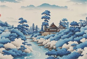 Fotótapéta Flizelin Dekoratív tapéta Nyugodt természet 152x104 Ragasztó